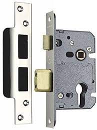 Union CL-X972-45-SSS union euro cylinder entrance lock-case only satin steel - Alibhai Shariff Direct