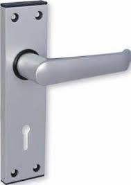 Union lever lock handles martin entrance aluminium LHP-680-06-AS - Alibhai Shariff Direct