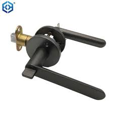 Union lever lock zinc door handle 8