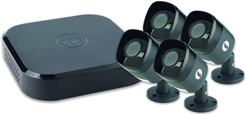 Yale B-YSA402A-HD yale smart home view CCTV kit 4 channels DVR, 2 cameras, 1TB hard-drive - Alibhai Shariff Direct