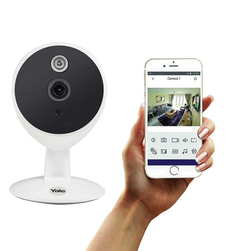 Yale Yale WIPC-301W smart IP camera - with pan tilt & zoom functionality-WIFI or 3G/4G connection - Alibhai Shariff Direct
