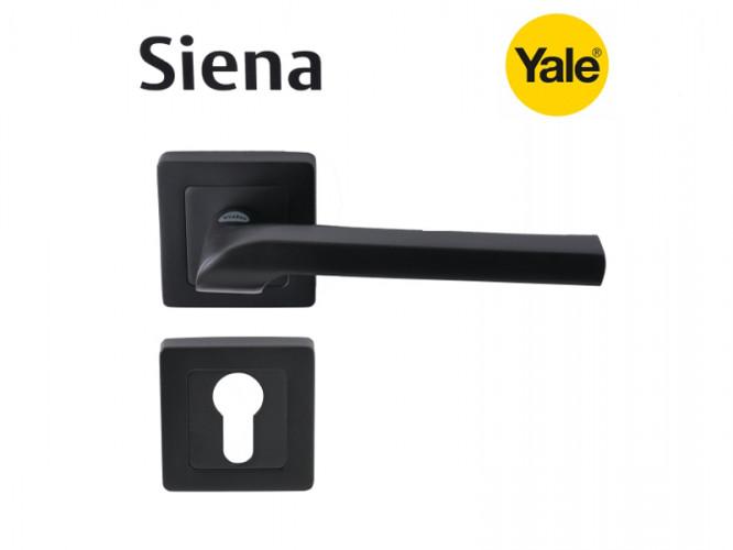 Yale Siena handle with cylinder ESC - black (blister pack) 35-ZR-A002-CE-56-11 - Alibhai Shariff Direct
